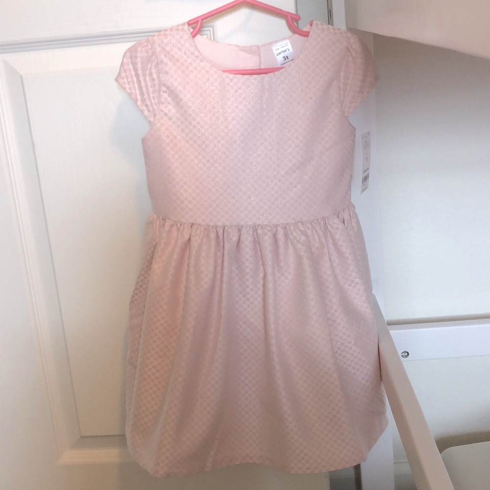 Carters toddler light pink dress 3T